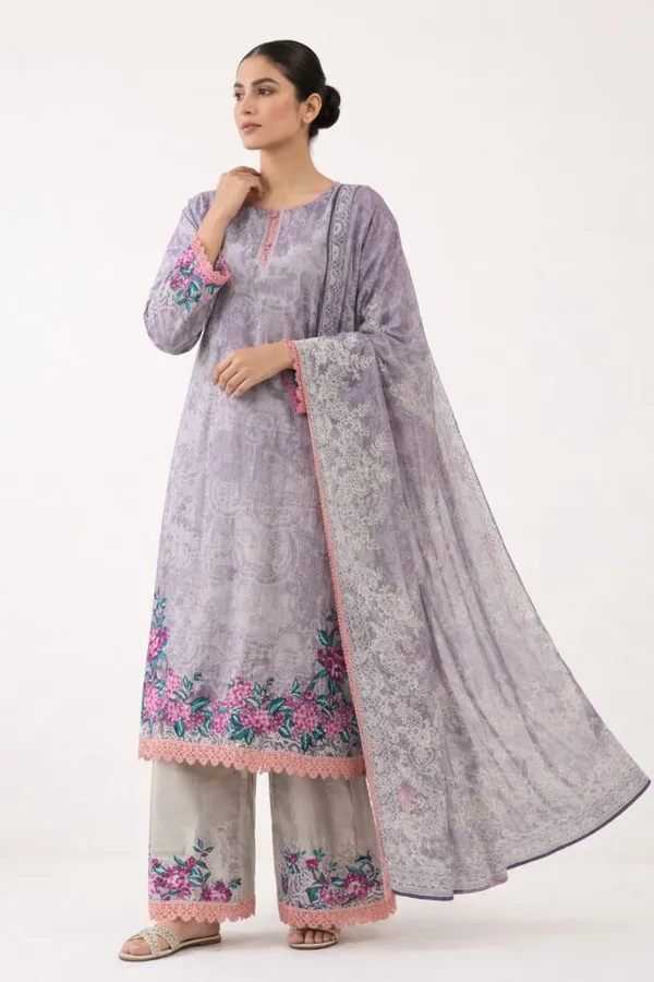 Grey_Purple_Print_Cotton_Pakistani_Suit_Set_With_Dupatta_For_Women