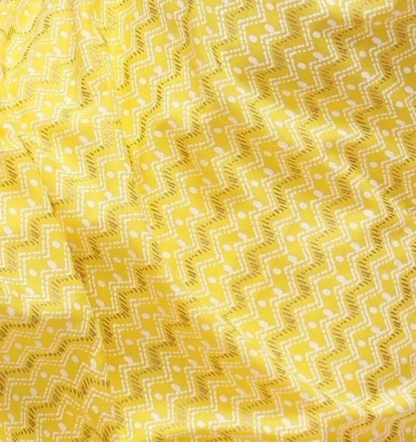 Yellow_Cotton_Blend_Printed_A-Line_Kurta_For_Men