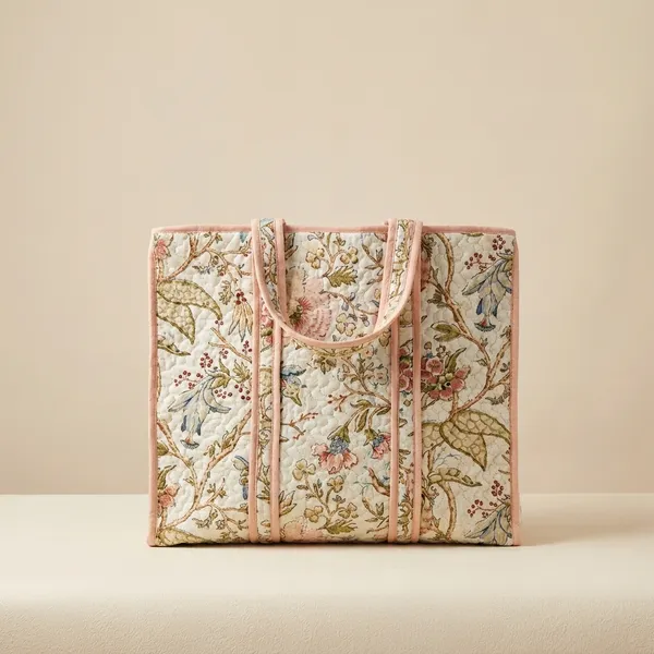 Floral_Print_Quilted_Tote_Bag_With_Handles