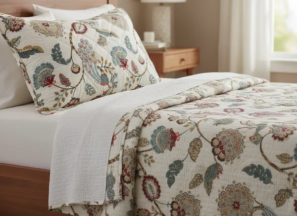 Traditional_Floral_Print_Fabric_Nature_Bloom_Collection_Super_King_Bedsheet_With_Quilted_Pillow_Covers_(Super_King_Size(108*108))
