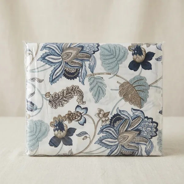 Floral_Print_Decorative_Fabric_Elegant_Home_Textile_Materialsuper_King_Bedsheet_With_Quilted_Pillow_Covers(Super_King_Size(108*108))