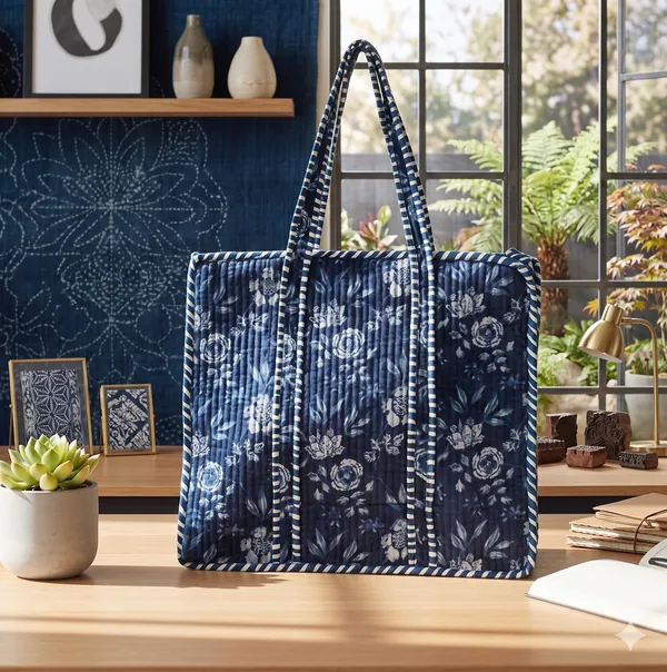 Blue_Floral_Woven_Tote_Bag_With_Whipstitch_Trim