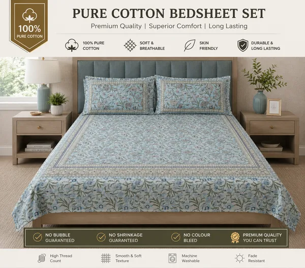 Traditional_Floral_Print_Traditional_Fabric_Nature_Bloom_Collection_Super_King_Bedsheet_With__2_Pillow_Covers_(Super_King_Size(108*108))