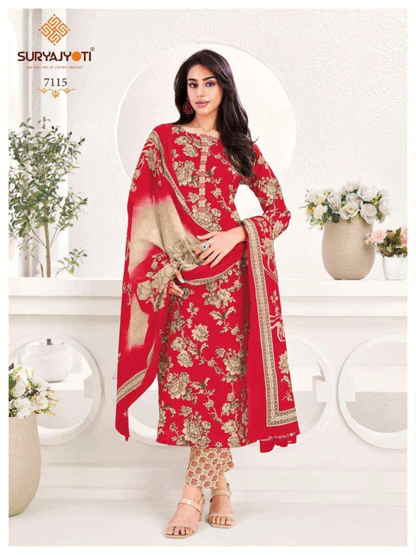 Maroon_And_Red__Cotton_Suit_Set_For_Women_Pack_Of_2