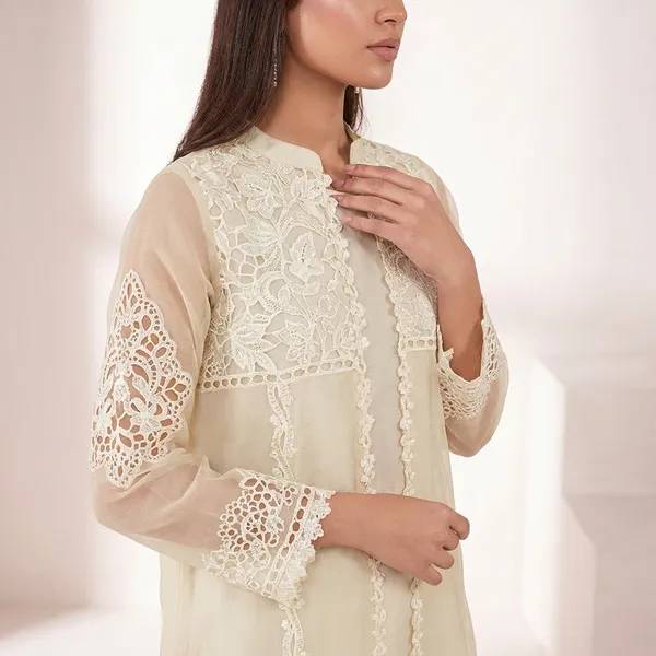 Cream_Soft_Fendy_Suit_Set_For_Women