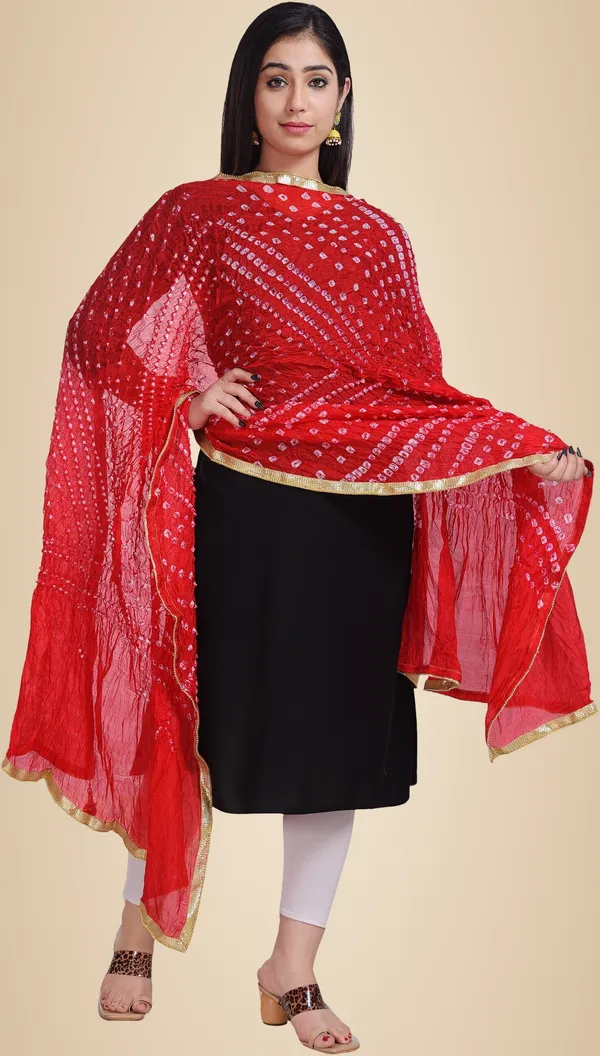 Red_Cotton_Silk_Printed_Dupatta_For_Women