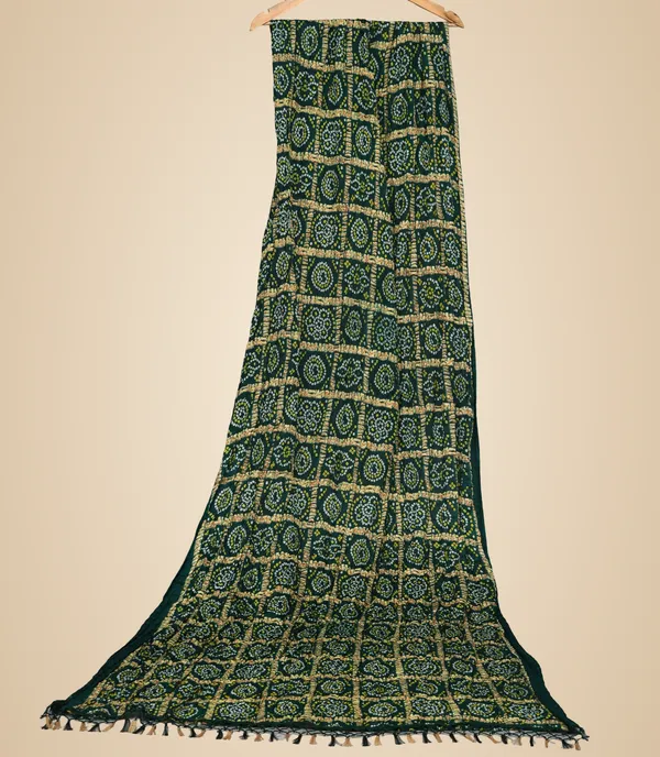 Green_Chiffon_Printed_Dupatta_For_Women