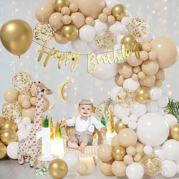 Golden_And_White_Happy_Birthday_Decoration_Kit_(Set_Of_42)