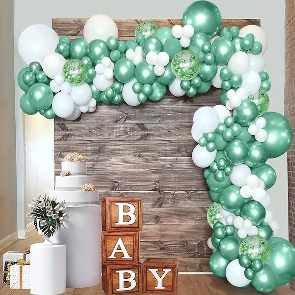 Green_And_White_Happy_Birthday_Decoration_Kit_(Set_Of_42)