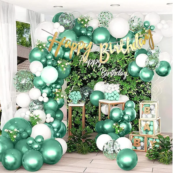 Green_And_White_Happy_Birthday_Decoration_Kit_(Set_Of_42)