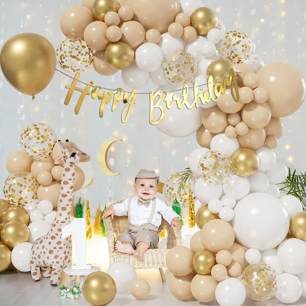 Golden_And_White_Happy_Birthday_Decoration_Kit_(Set_Of_40)