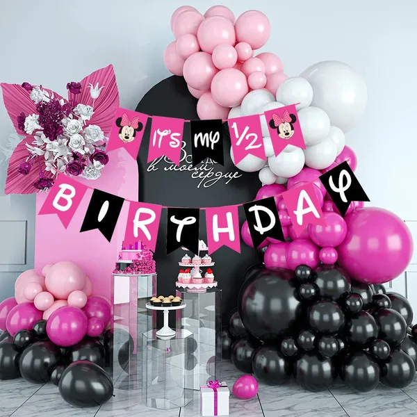 Pink_And_Black_Happy_Birthday_Decoration_Kit_(Set_Of_50)