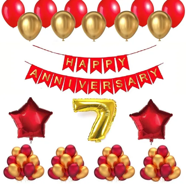 Golden_And_Red_Anniversary_Decoration_Kit_(Set_Of_50)