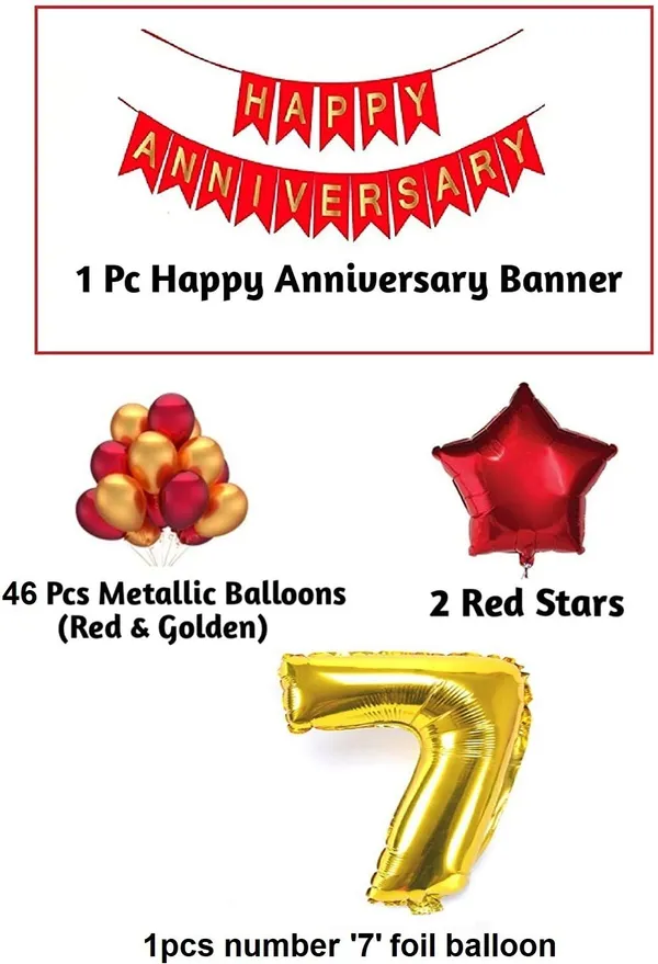 Golden_And_Red_Anniversary_Decoration_Kit_(Set_Of_50)