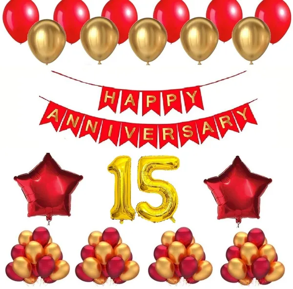 Golden_And_Red_Anniversary_Decoration_Kit_(Set_Of_50)