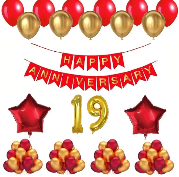 Golden_And_Red_Anniversary_Decoration_Kit_(Set_Of_50)