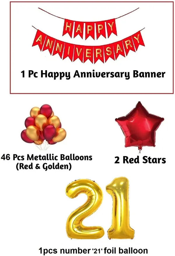 Golden_And_Red_Anniversary_Decoration_Kit_(Set_Of_50)
