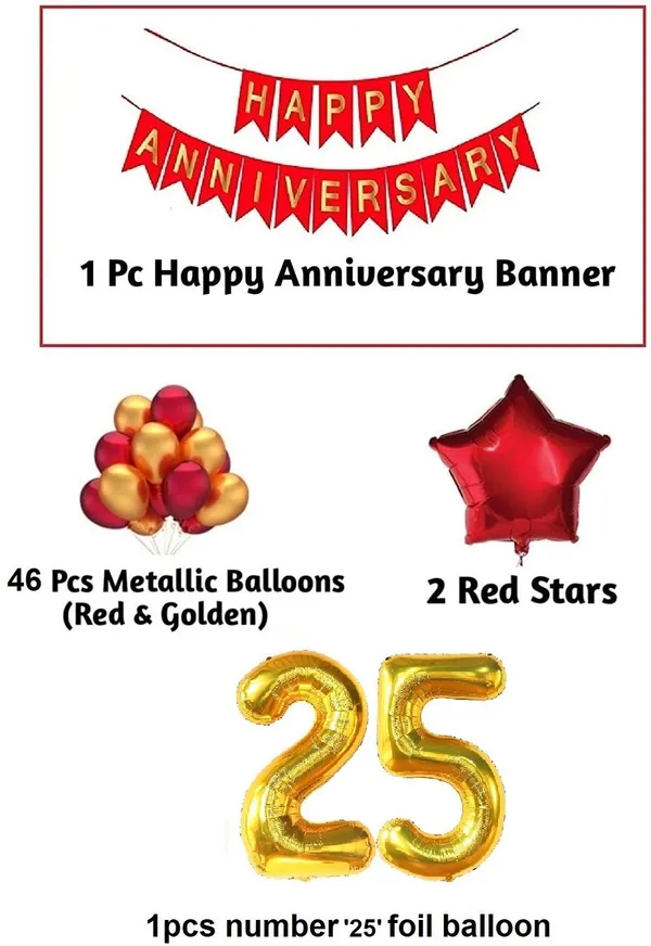 Golden_And_Red_Anniversary_Decoration_Kit_(Set_Of_50)