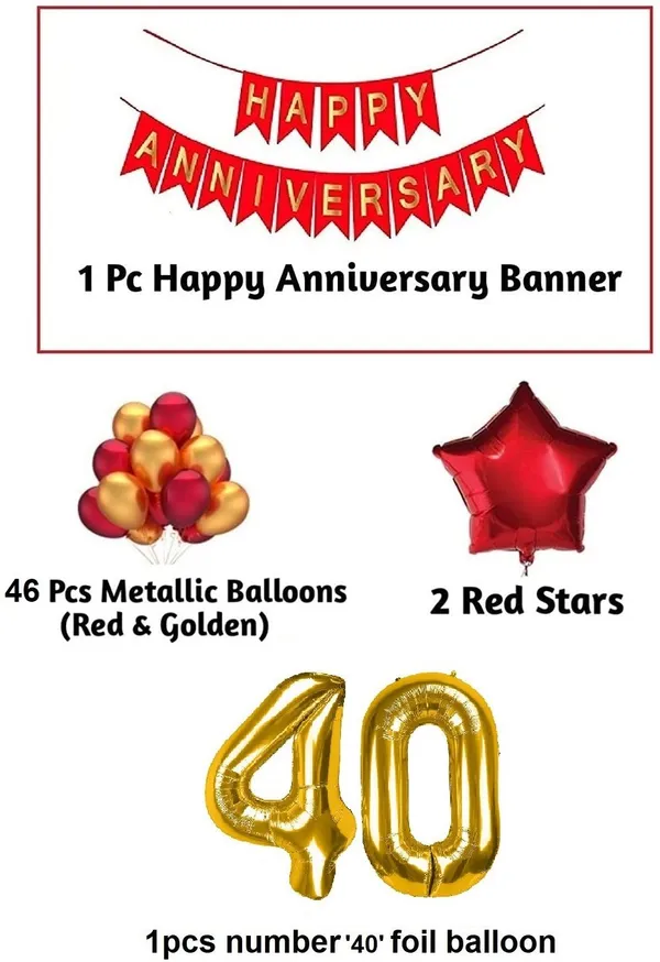 Golden_And_Red_Anniversary_Decoration_Kit_(Set_Of_50)