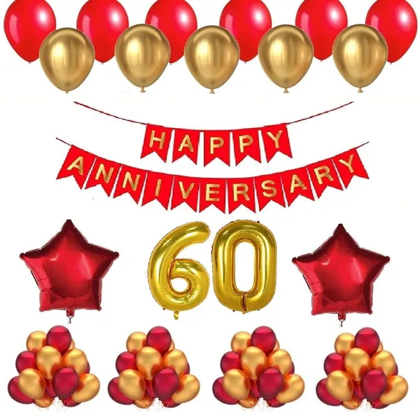 Golden_And_Red_Anniversary_Decoration_Kit_(Set_Of_50)
