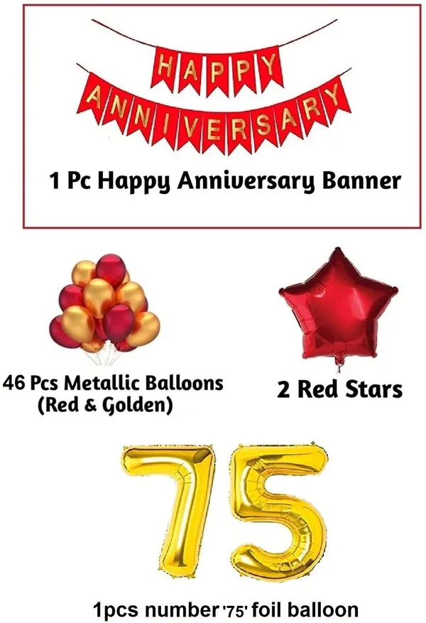 Golden_And_Red_Anniversary_Decoration_Kit_(Set_Of_50)