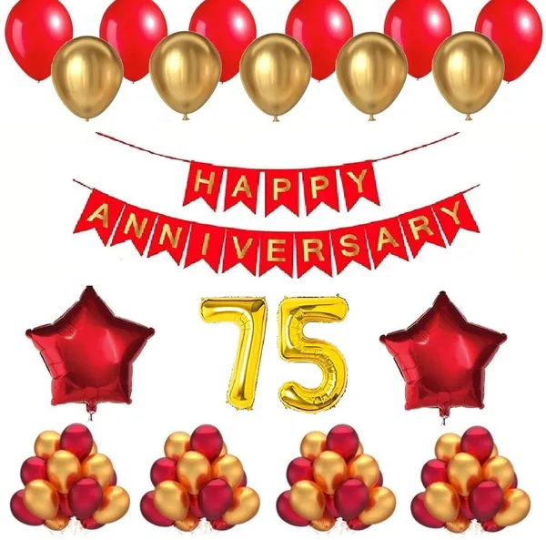 Golden_And_Red_Anniversary_Decoration_Kit_(Set_Of_50)