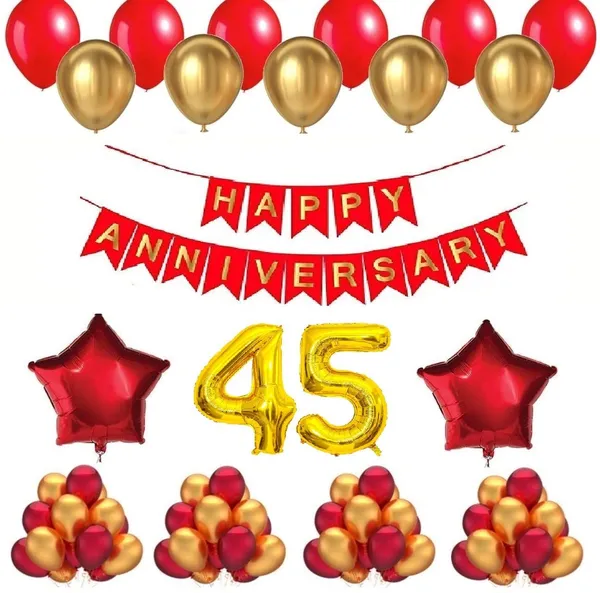 Golden_And_Red_Anniversary_Decoration_Kit_(Set_Of_50)