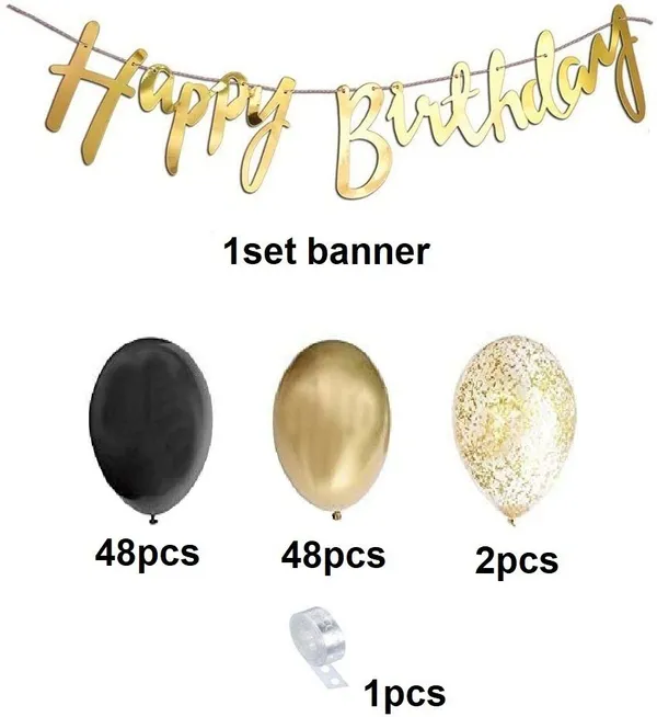 Golden_And_Black_Happy_Birthday_Decoration_Kit_(Set_Of_100)