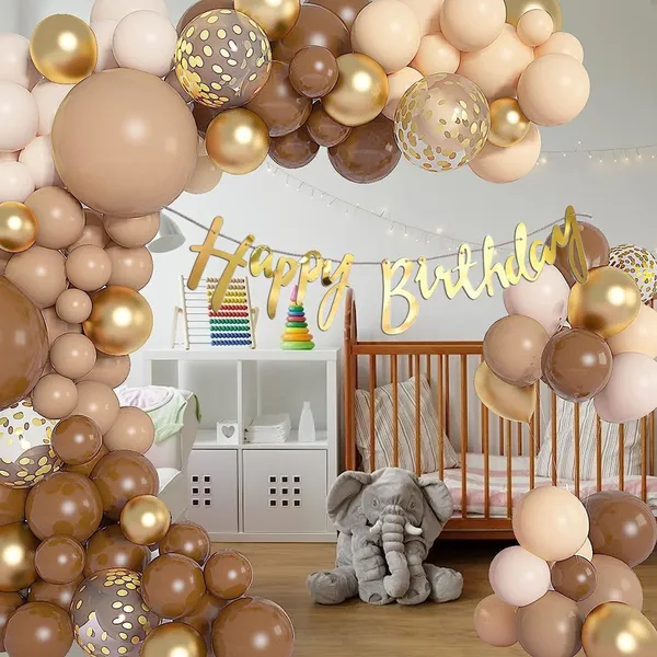 Golden_And_Brown_Happy_Birthday_Decoration_Kit_(Set_Of_50)
