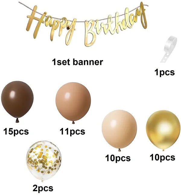 Golden_And_Brown_Happy_Birthday_Decoration_Kit_(Set_Of_50)