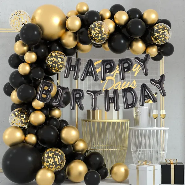Golden_And_Black_Happy_Birthday_Decoration_Kit_(Set_Of_54)