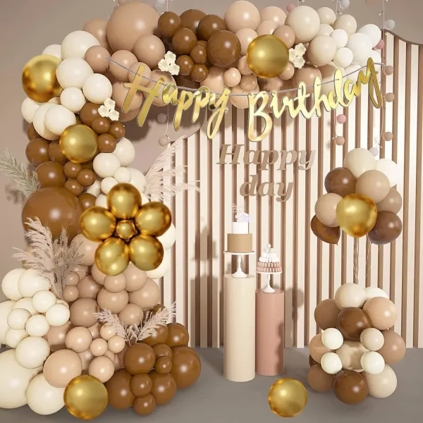 Golden_And_Brown_Happy_Birthday_Decoration_Kit_(Set_Of_50)