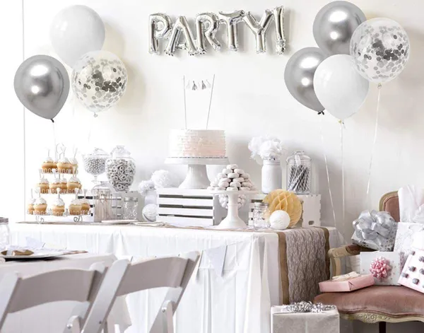 White_And_Silver_Happy_Birthday_Decoration_Kit_(Set_Of_100)