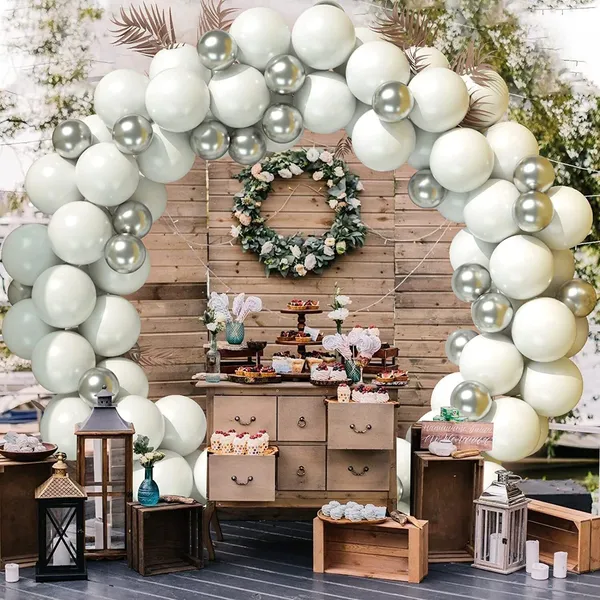 White_And_Silver_Happy_Birthday_Decoration_Kit_(Set_Of_100)