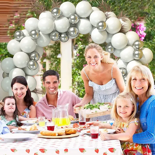 White_And_Silver_Happy_Birthday_Decoration_Kit_(Set_Of_100)