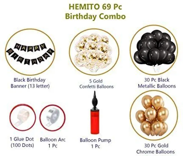 Golden_And_White_Happy_Birthday_Decoration_Kit_(Set_Of_69)