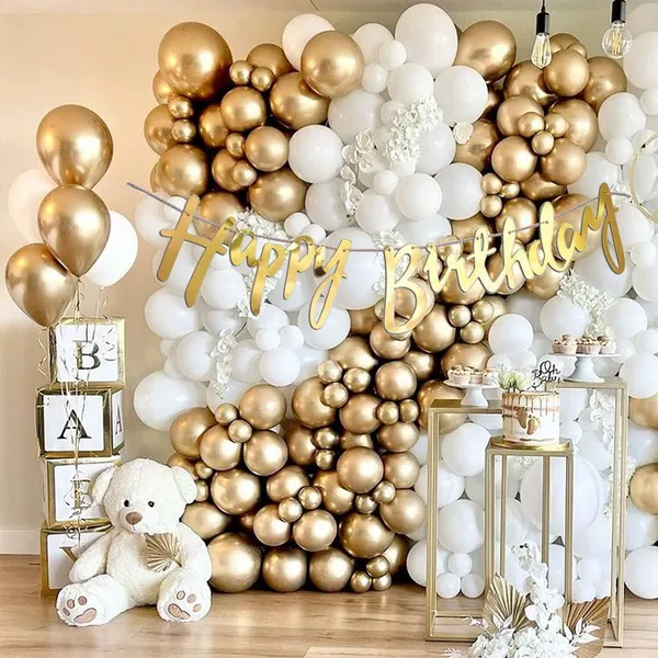 Golden_And_White_Happy_Birthday_Decoration_Kit_(Set_Of_50)