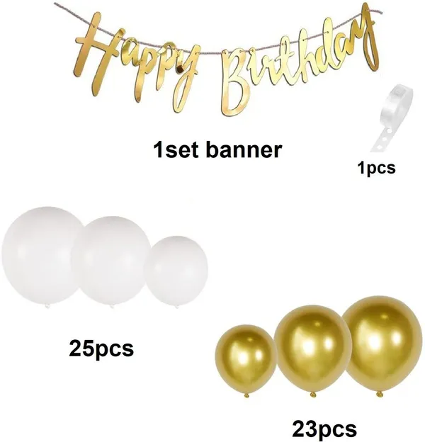 Golden_And_White_Happy_Birthday_Decoration_Kit_(Set_Of_50)