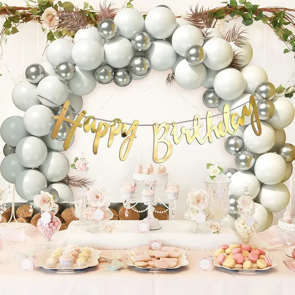 White_And_Silver_Happy_Birthday_Decoration_Kit_(Set_Of_50)