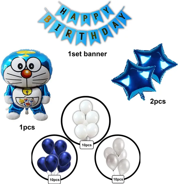 Blue_And_White_Happy_Birthday_Decoration_Kit_(Set_Of_34)