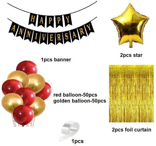 Golden_And_Red_Wedding_Anniversary_,_Anniversary_Decoration_Kit_(Set_Of_106)