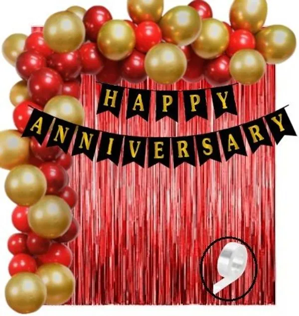 Golden_And_Red_Happy_Birthday_Decoration_Kit_(Set_Of_33)
