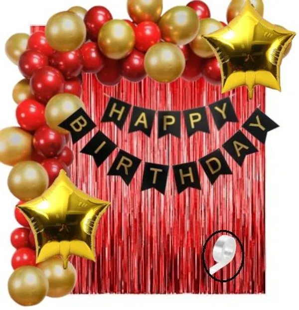 Golden_And_Red_Happy_Birthday_Decoration_Kit_(Set_Of_41)