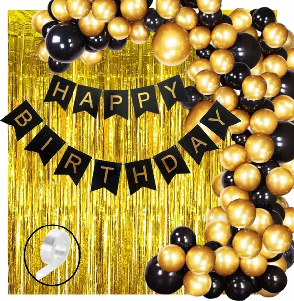 Golden_And_Black_Happy_Birthday_Decoration_Kit_(Set_Of_53)