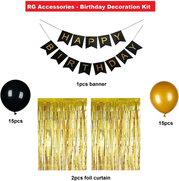 Golden_And_Black_Happy_Birthday_Decoration_Kit_(Set_Of_33)