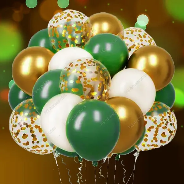 Golden_And_Green_Happy_Birthday_Decoration_Kit_(Set_Of_61)
