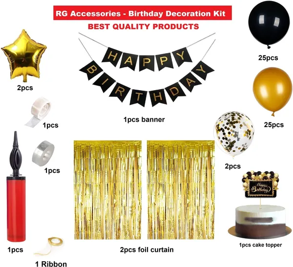 Golden_And_Black_Happy_Birthday_Decoration_Kit_(Set_Of_62)