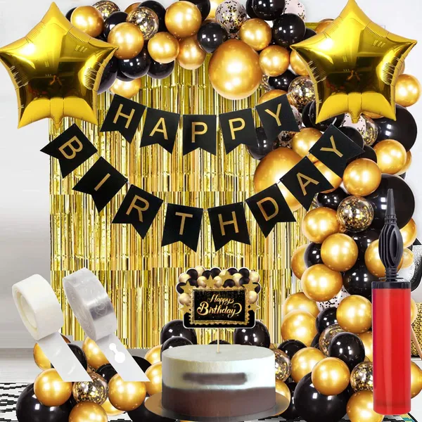 Golden_And_Black_Happy_Birthday_Decoration_Kit_(Set_Of_62)