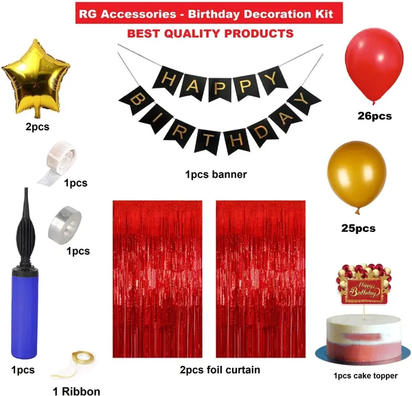 Golden_And_Red_Happy_Birthday_Decoration_Kit_(Set_Of_61)