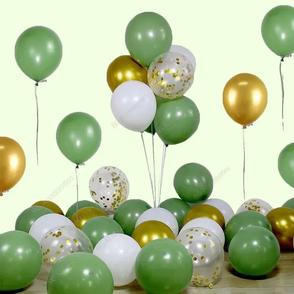 Golden_And_Green_Happy_Birthday_Decoration_Kit_(Set_Of_61)